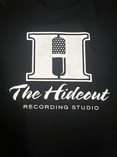 T-Shirt Herren L/XL "The Hideout" Tonstudio schwarz. - Bild 2 von 3