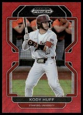 2022 Panini Prizm Draft Picks #PDP206 Kody Huff Red