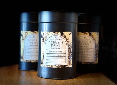 Aches & Pains Herbal Tea -- Body aches, headache relief, pain relief