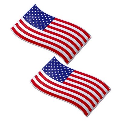 2 PCS Kfz Aufkleber Mit Amerikanischer Flagge Abzeichen Der Amerikanischen