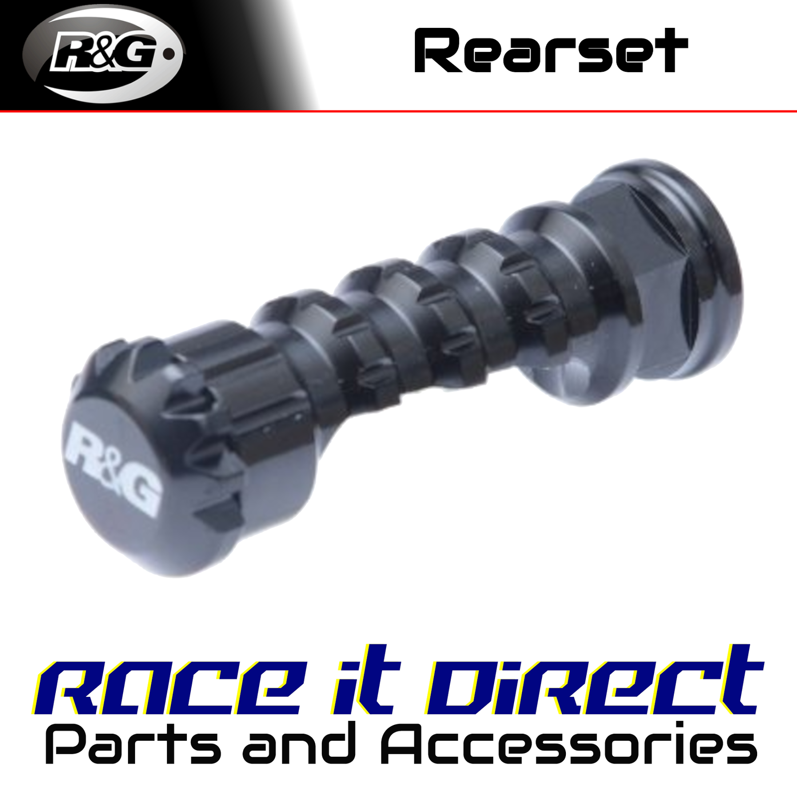 RP0002BK Adjustable Rearsets Racing Foot Peg R&G