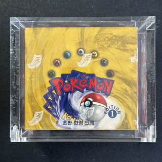Pokemon Base Set Factory Sealed 1st Edition Korean Booster Box MINT RARE