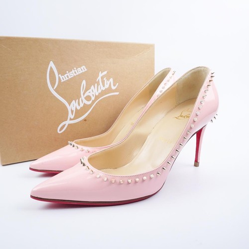 Christian Louboutin Pink Studded Pumps 8.0US/38 Pre-owned Box Included - Picture 20 of 20