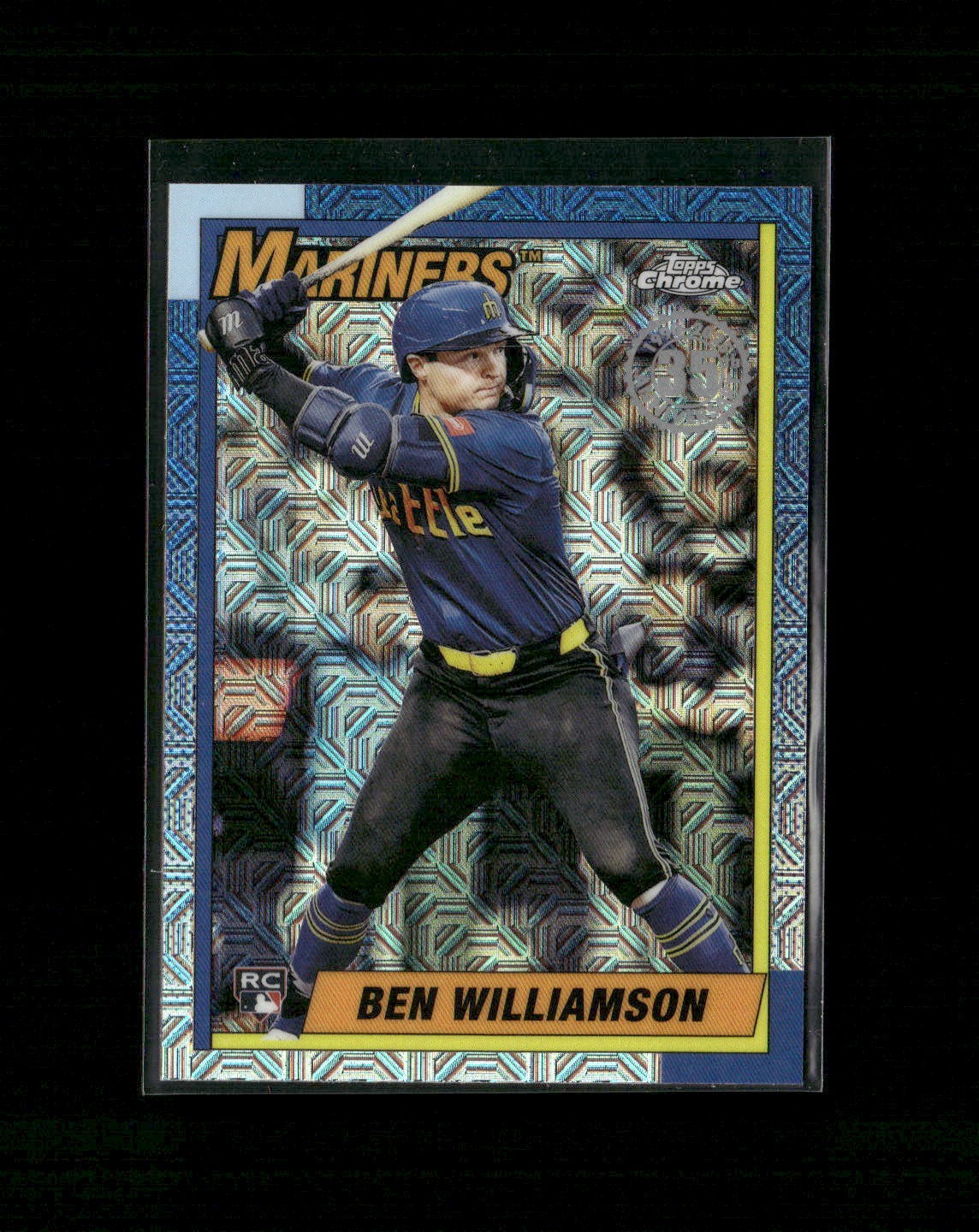 2025 Topps Update #U90C-10 Ben Williamson 1990 Silver Pack Mojo Chrome A11