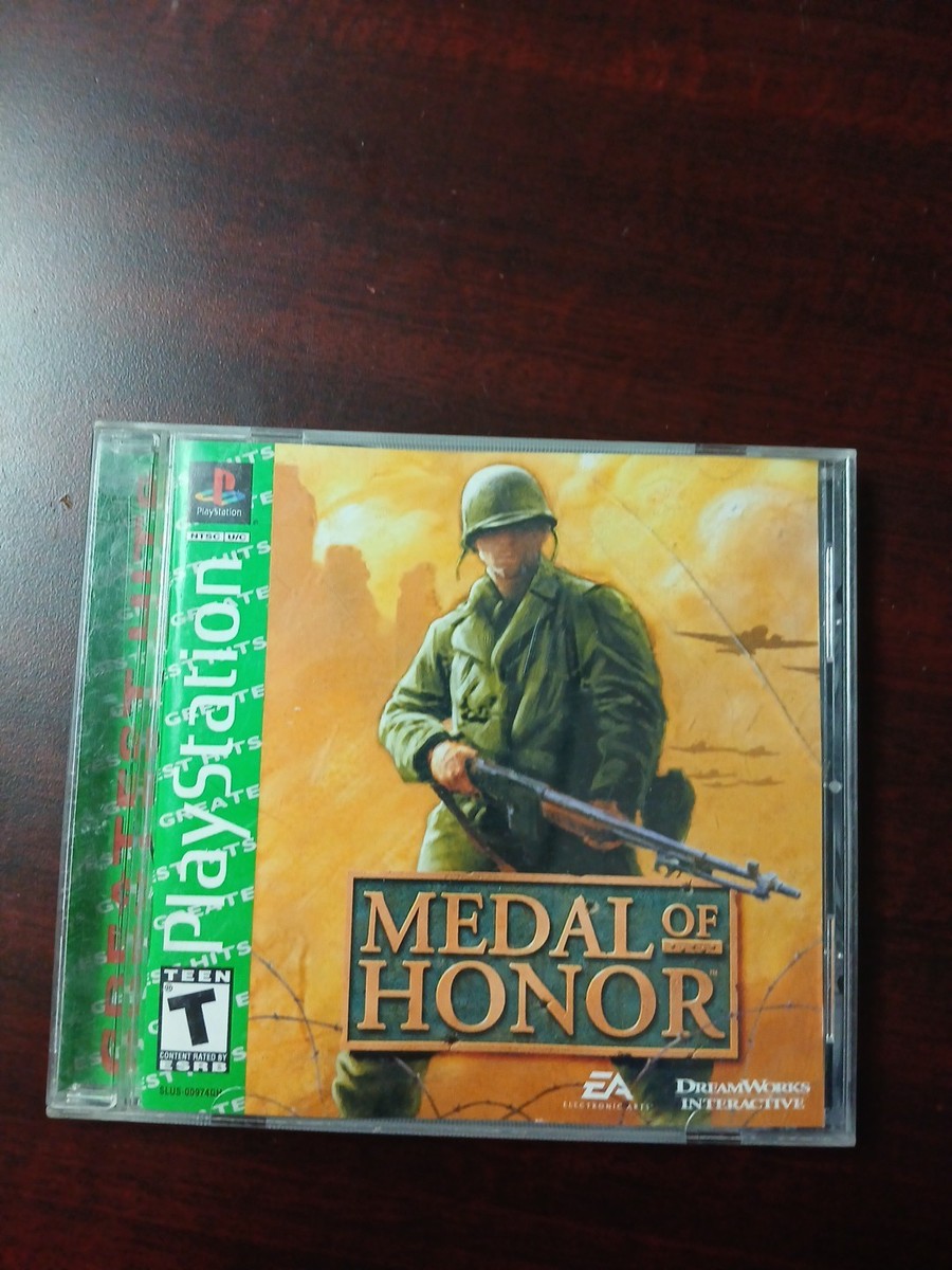 Medal of Honor (Sony PlayStation 1, 1999) With Manual