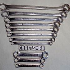Nice 83 Pc. Usa Craftsman Offset Boxstubby Wrench Sets-38-1 114