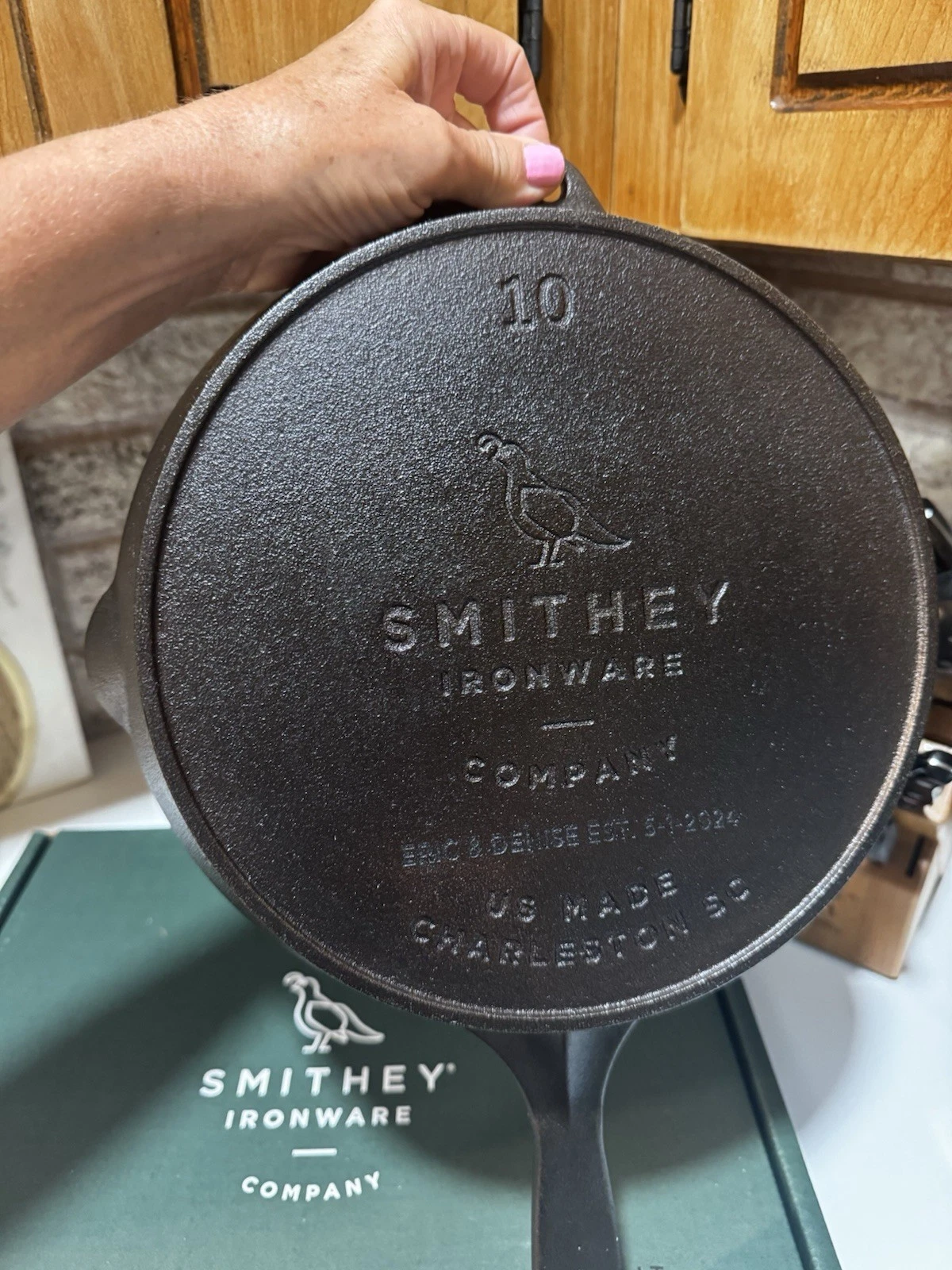 Smithey Cast Iron Skillet No. 10