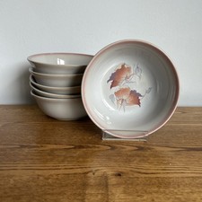 Denby Twilight Cereal Soup Bowls x2 15cm (Selling in pairs) 