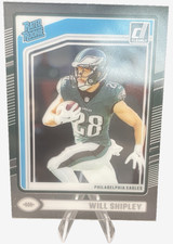 2024 Panini Clearly Donruss - Rated Rookie Will Shipley #87 (RC)