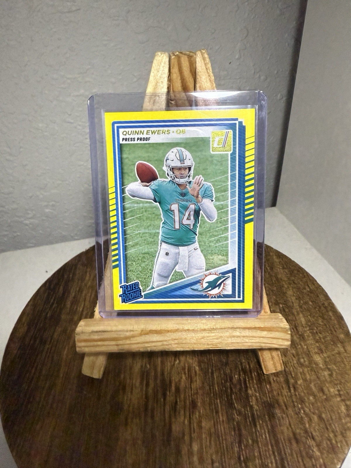  2025 Panini Donruss QUINN EWERS Yellow Press Proof Rated Rookie RC #342