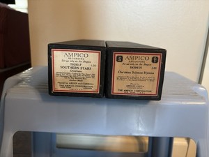 Ampico Reproducing Word/Piano Rolls - Lot of 2 - 54396-H & 70293-F