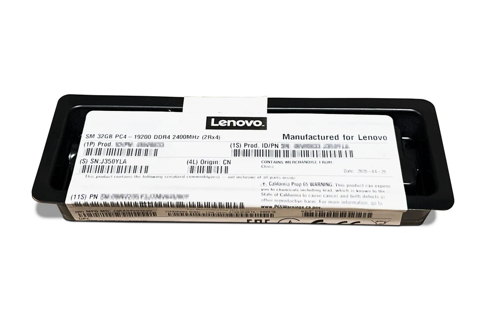 New Lenovo 32GB DDR4 PC4-19200 2400MHz RDIMM 2Rx4 Memory 46W0833 Server RAM - Image 4 of 4