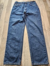 Carhartt FR Relaxed Fit Blue Jeans Workwear Men's 34x33 tag 35x34 