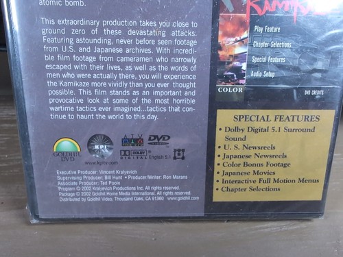 Kamikaze in Color DVD 2002 New Factory Sealed - Free CAN Shipping - Bild 5 von 7