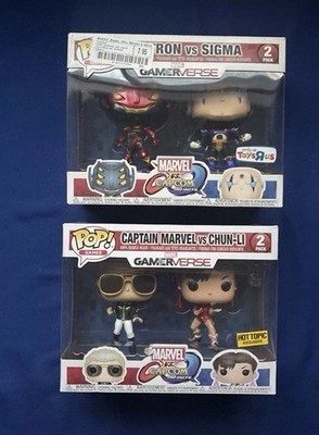 Funko Pop! Marvel vs Capcom Infinite 2-Pack Lot Ultron Sigma Chun-Li 4