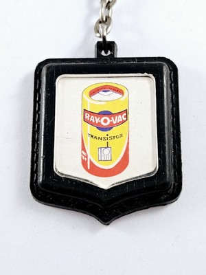 SCHLÜSSELANHÄNGER - RAY-O-VAC BATTERIEN 60er Jahre - Transistor - Vintage Kunststoff -
