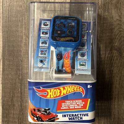 Hot Wheels Interactive Kids Smartwatch Touchscreen Watch Selfie Camera Games 5+