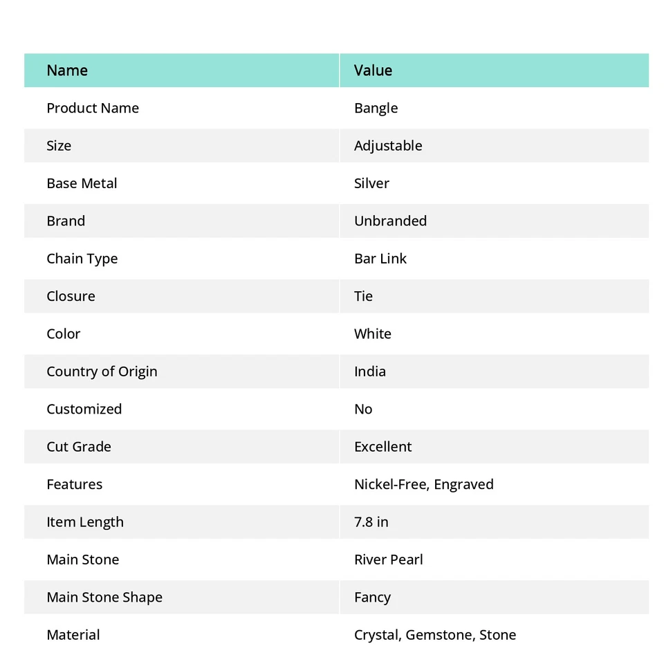 Natural Unique River Pearl Ethnic Bracelet Adjustable k192 - Image 4 of 4