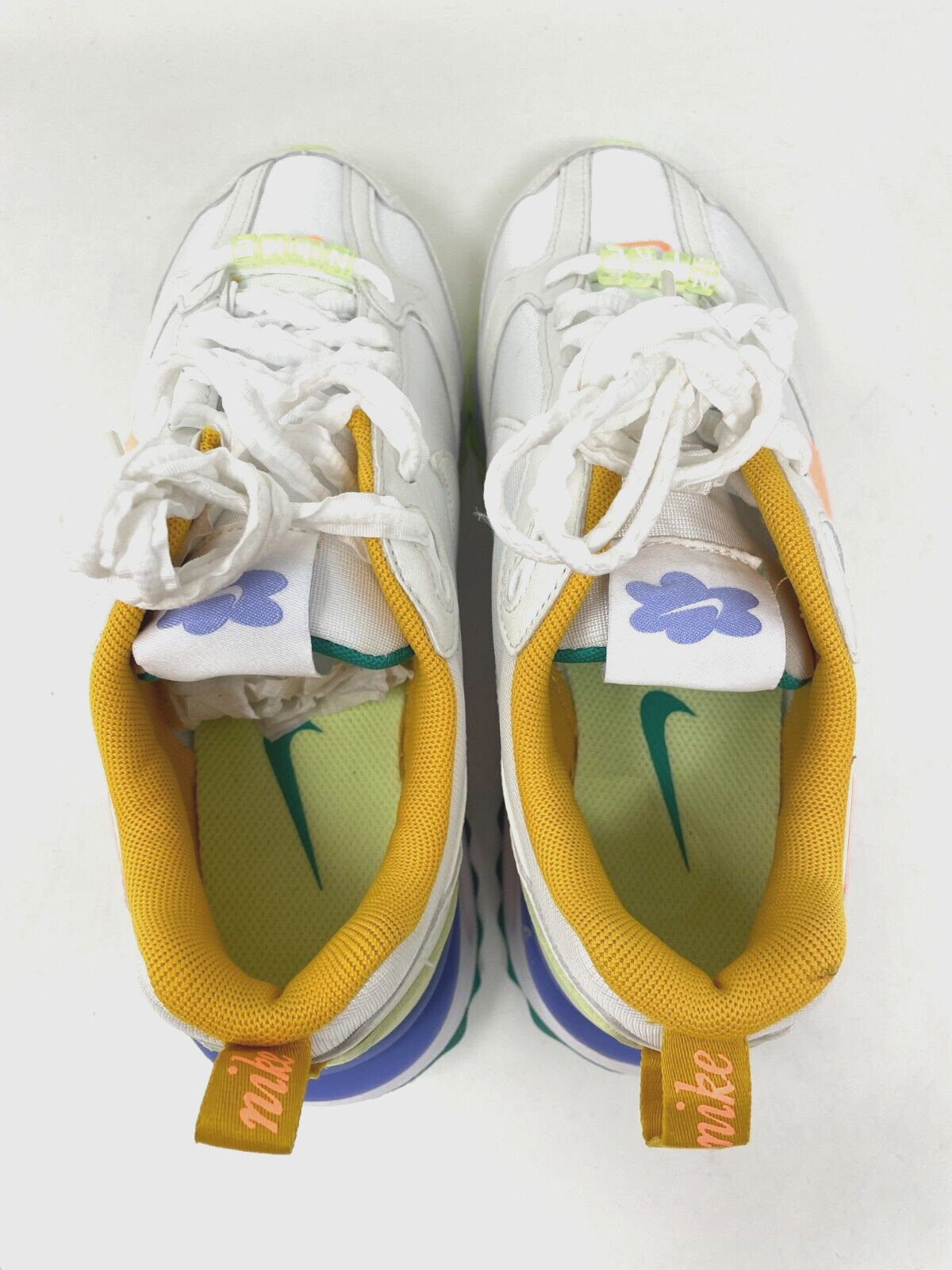 Nike Air Max Dawn Running White Lime Peach Cream Women's Size 5 DX3717-100 thumbnail 5