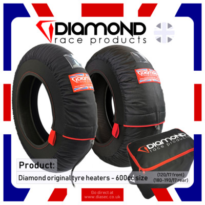 DIAMANT RENNPRODUKTE - ORIGINAL REIFENWÄRMER PASSEND FÜR 600cc - 17'' 180 HINTEN