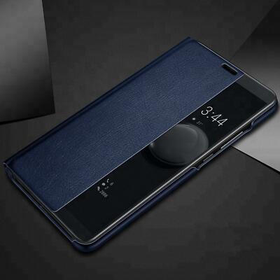 Handy Hülle für Huawei P20 Smart View Flip Cover Case Tasche Schutzhülle Etui
