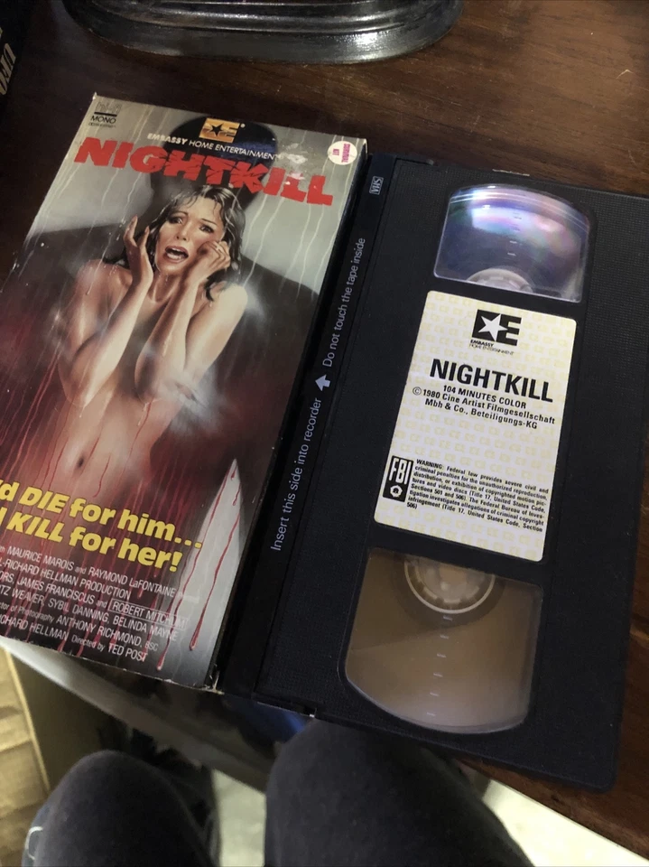 Nightkill - VHS 1987 Jaclyn Smith, Mike Connors Vintage Cult Horror - Image 4 of 4
