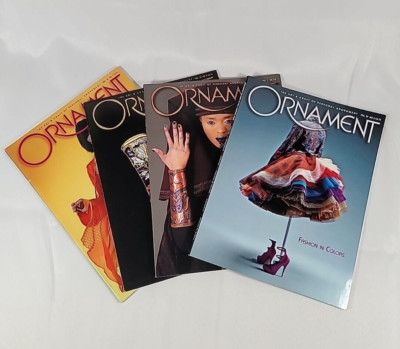 Ornament Magazine 4 Issues 2005 Art Craft Adornment Jewelry Fashion Culture