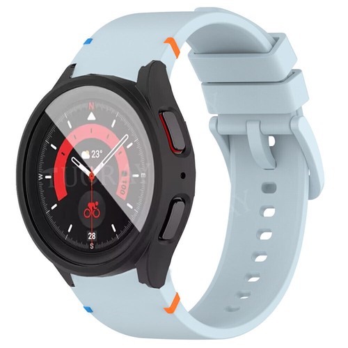 Silikon Band Armband für Samsung Galaxy Watch 7 6 5 4 FE 40/44MM Glas Case Hülle - Bild 16 von 154