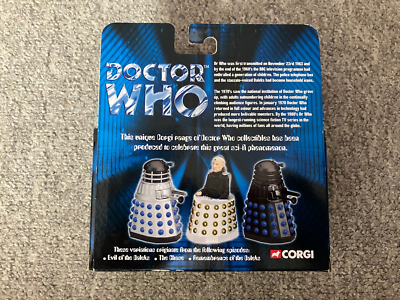 Doctor Who Corgi Dalek & Davros Set Exclusive Limited Edition of 5000 RARE