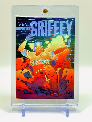 1992 Arena Holograms Ken Griffey Jr. The SPEED Card #2 Rare