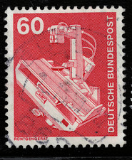 Germany - 1975 - 60Pfg - Industry and Technology - Rontgengerat - #17971