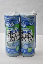 Lot of 2 Sellars Tool Box Blue Shop Towels Cloths Professional Use 110 Pack