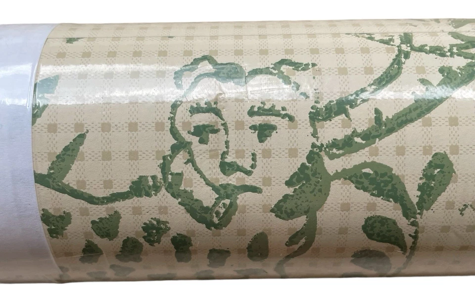 Papel Pintado Brunschwig & Fils 69237 Verde Beige Animal Safari Toile 1 Triple Rollo Foto 3 de 4