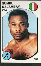 Sumbu Kalambay (ITA) Panini Boxing CARD Supersport 1988 n.163 ▓