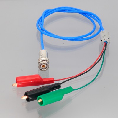 Triax 3-Slot TRB Male to Copper Alligator Clips M17/176-00002 Cable for keithley