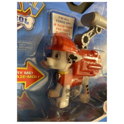 New Paw Patrol toy TALKING MARSHALL I'M ALL FIRED UP 3'' Action Figure