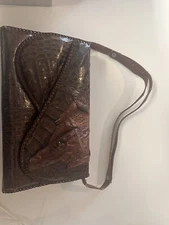 Leather Alligator Purse