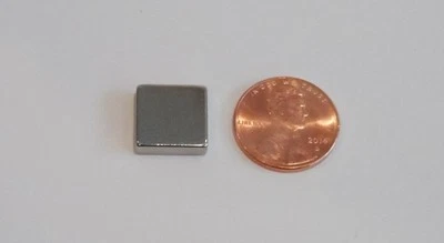 MAGNET UNIVERSE Neodymium Magnets N52 Grade 1/2" x 1/2" x 1/8" Powerful Blocks $1.19 Each