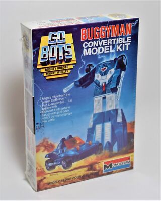 Monogram 6067 Go Bots 3'' Buggyman Dune Buggy Robot Convertible Plastic Model Kit