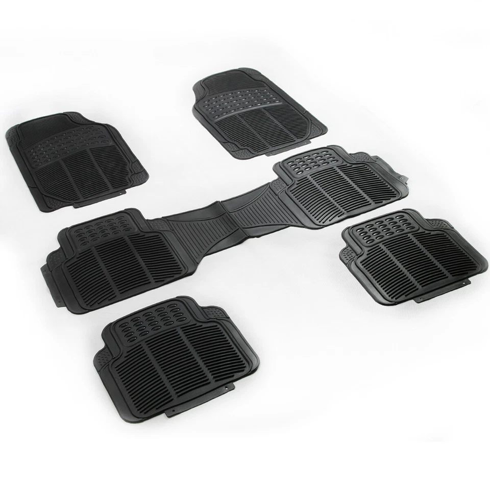 FOR SEAT ALHAMBRA 2010+ -HEAVYDUTY UNIVERSAL DURABLE RUBBER CAR FLOOR MATS 5 PCE - Image 2 of 2