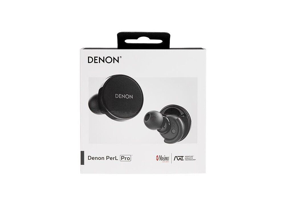 Denon PerL Pro Fully Wireless Earphones Black AHC15PLBKEM