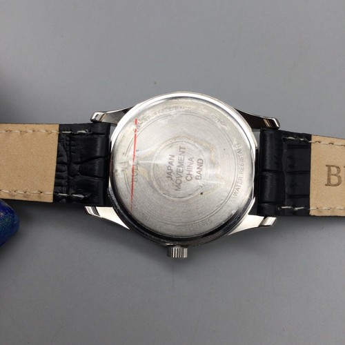 Vtg Bulova Watch Women 30mm Silver Tone 96T58 Black Leather Band New Battery - Picture 10 of 15