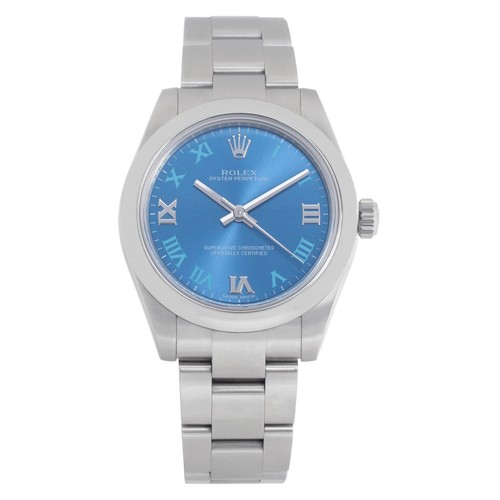 Rolex Oyster Perpetual 177200 Stainless Steel Blue dial 31mm Automatic watch