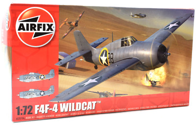 Airfix F4F-4 Wildcat 1:72 Scale Plastic Model Airplane Kit A02070A