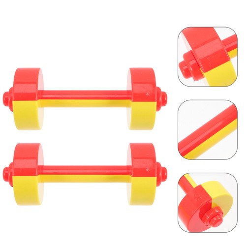 2 Pcs Two-color Dumbbell Toddler Weights Gymnastics Equipment for Kids Fitness