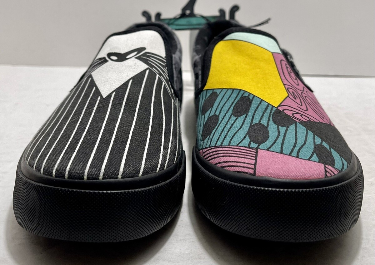 the nightmare before christmas jack skellington sally slip on sneakers
