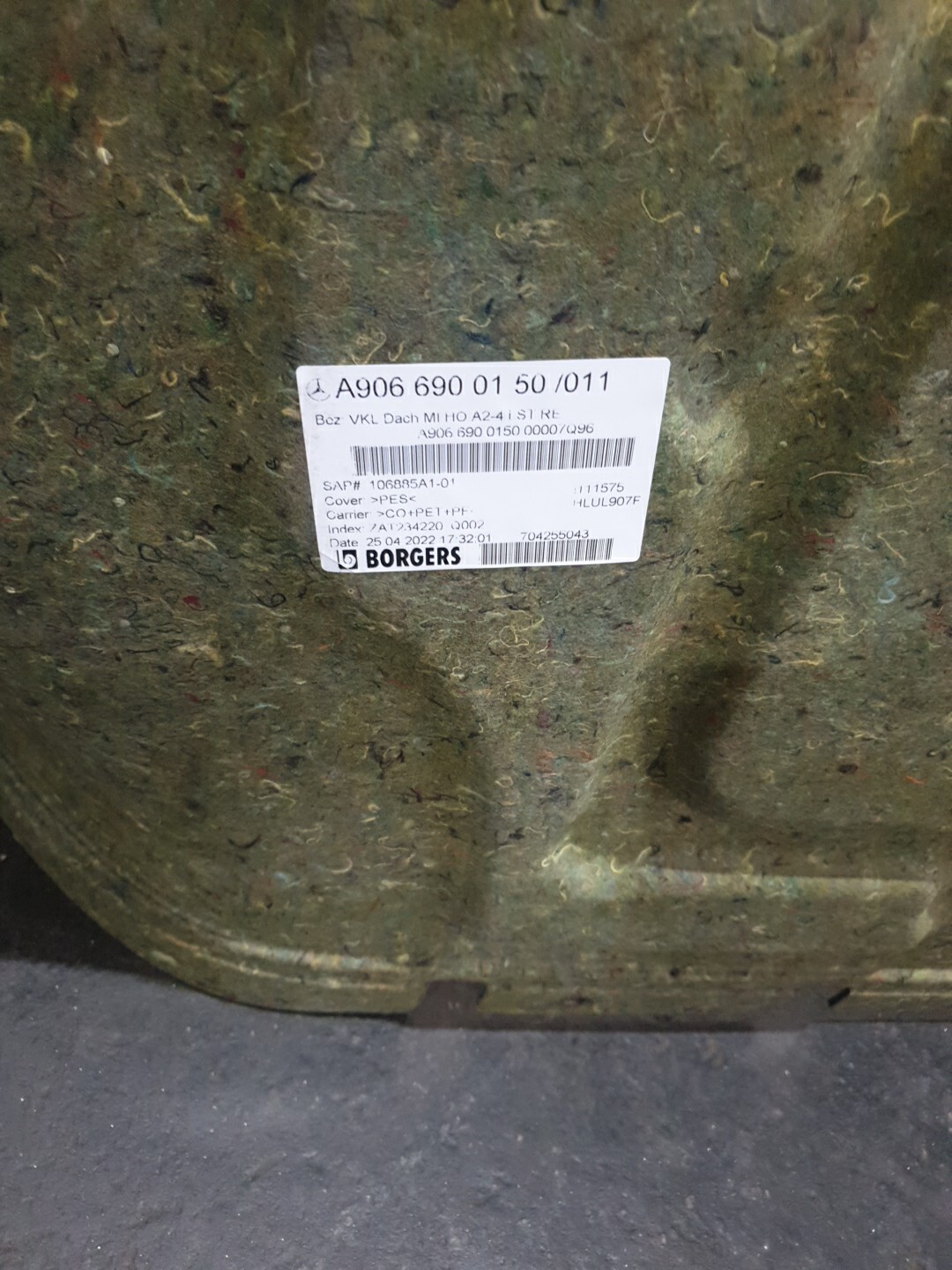 Mercedes Sprinter W906 W907 W910 Dachhimmel L2H2 Himmel Mittelhoch 