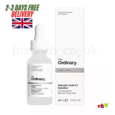 The Ordinary Salicylic Acid 2% Solution 30ml Lightweight Serum For All Skin Type