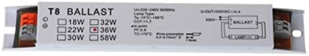 Alimentatori per lampade Fluorescenti con reattore elettronico T8 a Tensione Lar