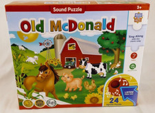 Master Kids pieces Old Mcdonald Sing-A-Long Floor Puzzle For Kids 24 Pieces